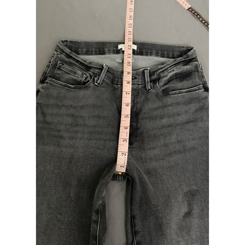 Good American Skinny Jeans Women's Size 8/29 Black‎ Denim Wash Mid Rise Stretch - Picture 4 of 10